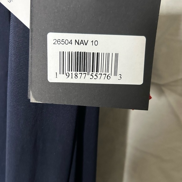 Mac Duggal 26504 NWT V-NECK RUCHED JERSEY GOWN - Picture 5 of 10